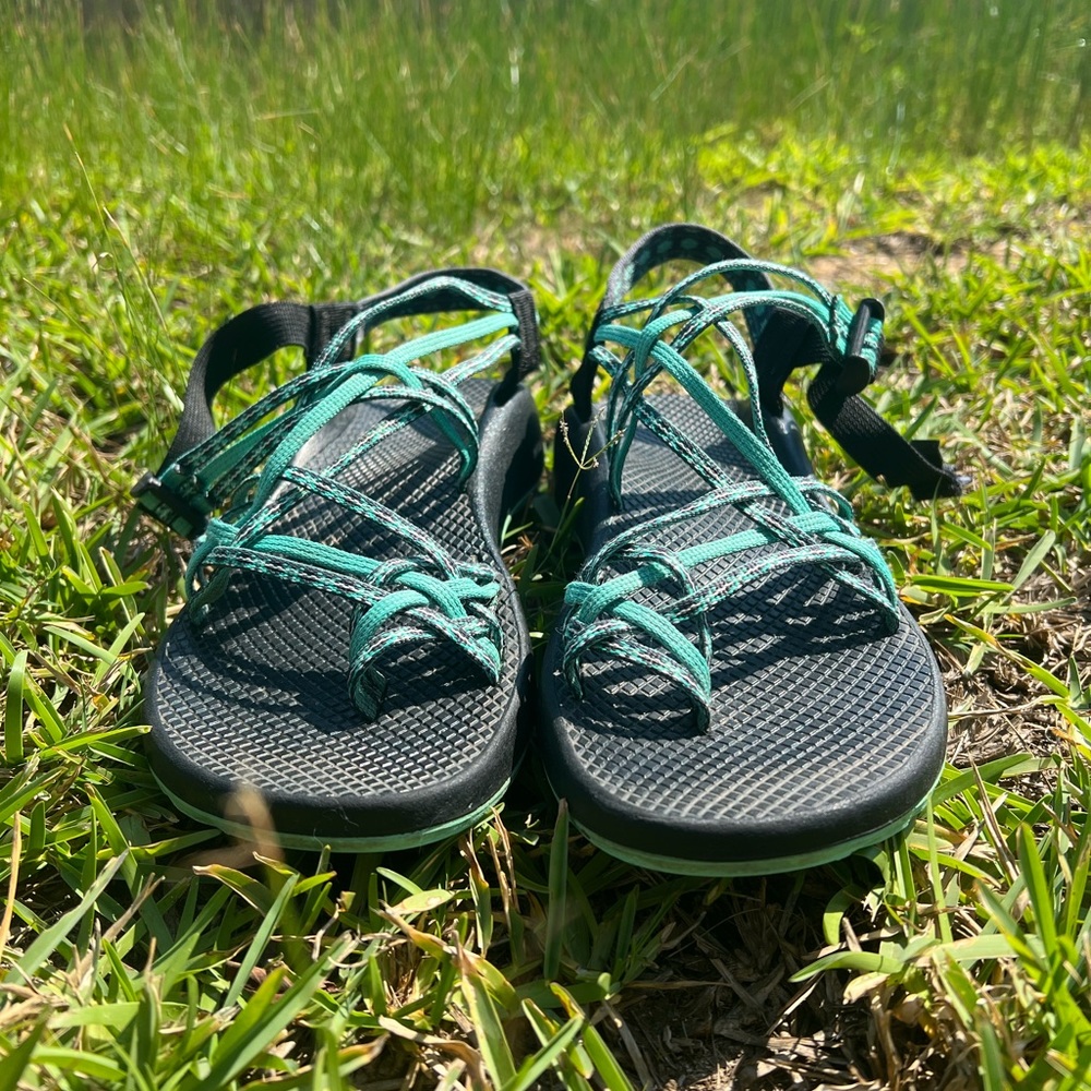 Chaco Blue 3 Strap With Toe Loop - image 2